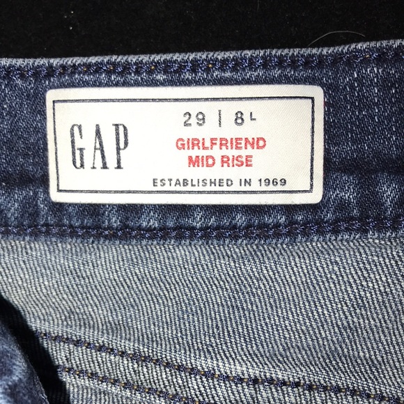 Women’s UPCYCLED HAND CRAFTED GAP Blue Jeans with Butterfly Designs Sz 29/8L - Picture 15 of 16